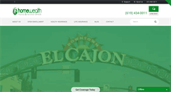 Desktop Screenshot of homewealthfinancial.com